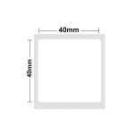 NB191 - - B1 B21 B3S B4 - 40X40MM - 180 White Labels