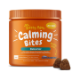 Zesty Paws Calming Soft Chews For Dogs - Anxiety Composure Aid With Suntheanine - Organic Hemp & Valerian Root + L Tryptophan For Dog
