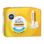 Lil-lets Maxi Cotton Pads Night 7'S Unscented