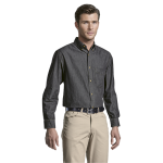 Denver Denim Shirt Long Sleeve Mens