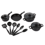 13PCS Non-stick Cookware Set With Comfort Handle For Home & Kitchen