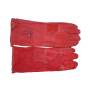 Pioneer Safety Chrome Leather Heat Resistant Gloves Red Elbow Length
