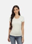Guess Logo Sequins Tea T-Shirt - XL Green