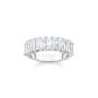 Ring White Stones Pav Silver - 50
