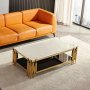 Gof Furniture - Remi Gold Coffee Table