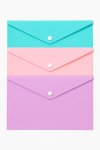 Khoki A4 Button Envelope Folder