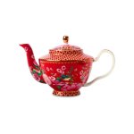 Maxwell & Williams Teas & C's Silk Road Teapot + Infuser 1L Red - Red