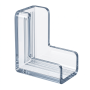 8 Piece - L-shaped Corner Protectors - Transparent