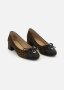 Toe Cap Block Heel Pumps