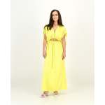 Emilia Cut Out Dress In Lime - S