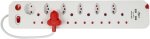 Electricmate Surge USB Multiplug 12 Socket Extension Boards