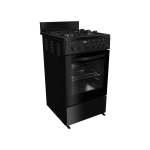 Defy 50CM 3 Burner Gas + 1 Plate Electric Stove Black DGS578