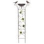 Garden Bowl Metal Potted Plant Trellis Bird Feeder Green -100CM