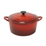 Lks Round Casserol 2L Red