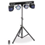 Beamz Partybar 2 : 2 X Par 12 X 1W Rgbw & 2 X Derby