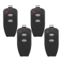 4 Pcs 2 Button Garage Door Opener Remote 315 Mhz Compatible M3-2312 M4500E