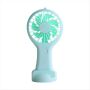 Green Portable MINI Handheld Fan USB Rechargeable Fan