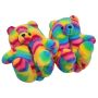 Soxy Lady-teddy Bear Slippers UK3-UK7 One Size