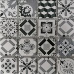 Porcelain Moroccan Mosaic Tile Casablanca 15 X 15CM