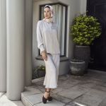 Crushed Satin Midi Skirt