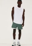 Mid-length 2-IN-1 Sports Shorts In Drymove - Dusty Green