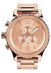 Nixon 51-30 Chrono Men's Watch - All Rose Gold