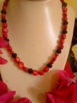 Red Coral-colored Necklace Energize Your Life
