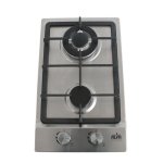Alva 2 Burner Gas Hob Stainless Steel GDH102