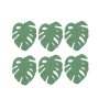 Sage Green Monster LEAVES/6