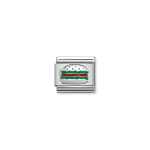 Composable Classic Link Hamburger In Silver