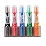 Whiteboard Marker & Holder 5-PACK