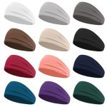 1PC Solid Color Elastic Hair Bands Yoga Headband For Women Fashion Turban Makeup Hair Hoop Head Wrap Hair Accessories