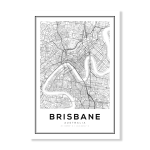 Brisbane Art Print - A2