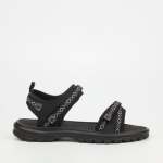 Urbanart Slide 1 Canvas Sandal - Black Ladies - Black 3