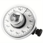 1 2 Angle Torque Gauges High Hardness Long Handle Torque Wrench Torque Meter Wrench Torque Measuring Tool Car Maintenance And Re