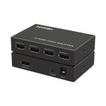 1 4 HDMI Splitter 1 Input To 4 Outputs Full HD 1080P Powered Splitter