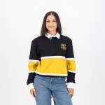 St Johns Dsg Cut & Sew Ls Rugby Jersey-black - 3XL