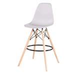 Smte Gof Furniture Kim Bar Stool White With Keychain