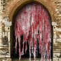 Spooky Red Bloody Creepy Cloth - 76.2x182.88cm Halloween Decor Drape For Doorways Entryways & Windows - Ideal For Haunted House Parties