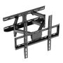Swivel Tv Wall Mount Bracket With Tilt Extend Arm - Black