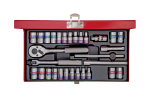 Socket Set 1 4" Metric & Imperial 12PT 30PC