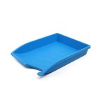 Bantex Optima Letter Tray Coboltblue Ea