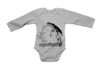 Whale - Long Sleeve - Baby Grow