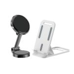 Adjustable Universal Phone tablet Stand And Magnetic Car Phone Mount Black