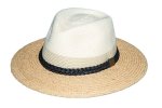 Unisex Tamboti Hat Raffia Tau Collection In Cream - Cream 61 Cm