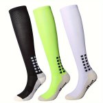 3 Or 6 Pairs Of Boys Anti Odor & Sweat Absorption Knee-high Socks Comfy & Breathable Elastic Sport Socks For Outdoor Activities