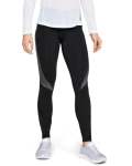 Women's Ua Rush Run Stamina Tights - Black Black Reflective Md