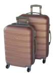 Smte 2 Piece Premium Luggage Set Rose Gold With Keychain