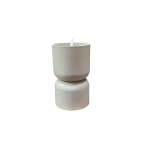 LED Candle 10X16.5CM - Taupe