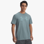 Under Armour Mens Sportstyle Logo Short Sleeve Tee 587 Jasper Blue - 10XL